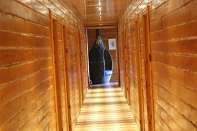 Hotel Rangá’s interior is constructed of wood imported from Canada. IAN SHANTZ/TORONTO SUN