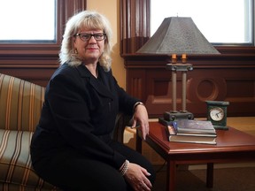 Privy Council Clerk Janice Charette in her office on April 29, 2015.