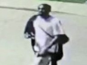 An image released by Toronto Police of a man wanted in an indecent exposure probe.