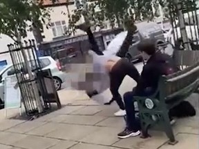 A violent thug's attack on a 16-year-old boy backfire after the teen turned out to be a junior martial arts world champion.