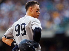 Aaron Judge is still in pursuit of his 61st home run.
