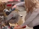 A transgender Oakville Trafalgar High School teacher operates machinery during class in a video posted to social media.