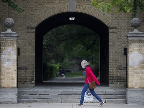 Less than one percent of U of T students asked for waiver from vax A person carrying a shopping bag from the University of Toronto Book Store walks on the campus of the University of Toronto in Toronto on September 8, 2020.
