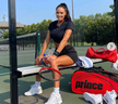 Rachel Stuhlmann has her sights set on being the Paige Spiranac of tennis. 