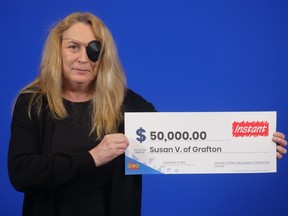 Susan Van Der Groef-Gooding won $50,000 on an Instant High Roller scratch ticket.