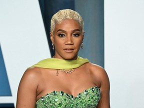 Tiffany Haddish attends the Vanity Fair Oscars Party in Los Angeles, March 27, 2022.