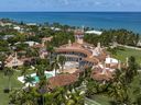 An aerial view of former U.S. President Donald Trump's Mar-a-Lago club in Palm Beach, Fla., Aug. 31, 2022.