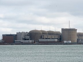The Pickering nuclear station is seen Sunday, Jan. 12, 2020.