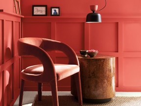 As an “unapologetic shade of red-orange,” Raspberry Blush has people thinking in terms of bold, bolder and boldest.