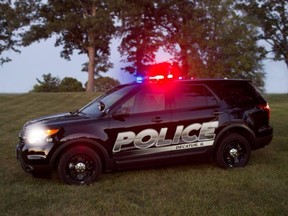 A Decatur, Illinois police vehicle.