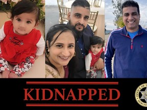 This undated photo provided by Merced County Sheriff's Office shows family members who authorities are seeking the public's help in finding after they were kidnapped on Monday, Oct. 3, 2022.