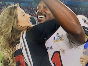 Antonio Brown posted this picture of himself with Gisele Bundchen to Instagram.