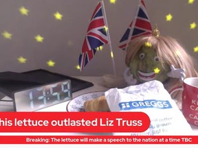 Britain's Daily Star livestreamed a head of lettuce and asked the question: "Which wet lettuce will last longer?"