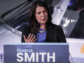 UCP leadership candidate Danielle Smith.