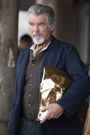 Pierce Brosnan as Doctor Fate in Black Adam.