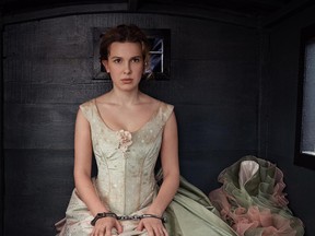 Millie Bobby Brown as Enola Holmes.