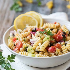 Chickpea Pasta Salad – Hunts/supplied