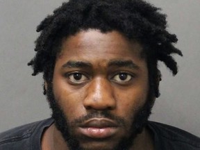 Richard Samuels, 23, of Toronto, is wanted for shooting that killed Osman Bangura, 28, on Needle Firway on Thursday, Oct. 6, 2022.