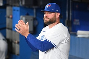 Simmons says John Schneider, who was named the permanent manager of the Blue Jays, is the right man for the job. USA TODAY SPORTS