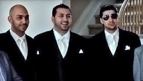 Nabil Alkhalil (L) , Hisham (Terry) Alkhalil and Rahib (Robby) Alkhalil (R).