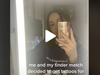 A TikTok user was willing to go to some lengths for online clout. lil.allyway/TikTok