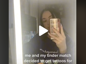 A TikTok user was willing to go to some lengths for online clout. lil.allyway/TikTok