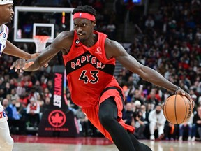 Toronto Raptors forward Pascal Siakam (43) has thrived so far this season.