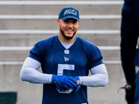 Toronto Argonauts defensive lineman Shane Ray.