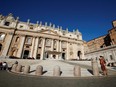 General view of St Peter's Basilica as Pope Francis holds the weekly general audience at the Vatican, Wednesday, Oct. 5, 2022.