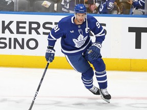 Maple Leafs captain John Tavares leads the team with seven points in six games.