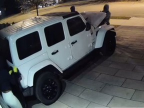 Five vehicles were stolen by four car thieves from one East York neighbourhood within an hour on Tuesday, Oct. 25, 2022.