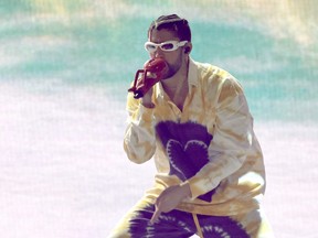 Bad Bunny performs onstage during his World's Hottest Tour at SoFi Stadium on Sept. 30, 2022 in Inglewood, Calif.