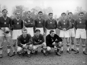 FILE: A Picture taken in the early 1950s in Switzerland of the Hungarian national football team.