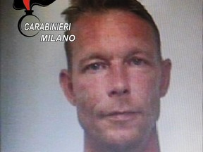 This image distributed on June 8, 2020 shows a man identified as Christian Brueckner, at the time of his arrest in 2018.