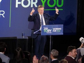 Mayor John Tory won an easy victory Monday night, becoming the city‘s longest serving mayor.