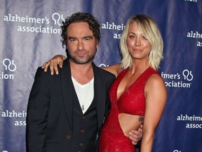 Johnny Galecki and Kaley Cuoco.