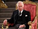 König Charles besucht die Houses of Parliament in London, 8. September 2022.