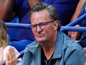 Matthew Perry attends the 2022 U.S. Open in New York City last month.