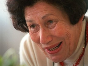 Hannah Pick-Goslar, then 69, childhood friend of Anne Frank, is interviewed by the Associated Press at her Jerusalem apartment, Israel, Wednesday, Feb. 4, 1998.