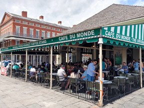 The world-famous Cafe du Monde in New Orleans, the perfect starting point for a walk around the French Quarter. (DAVE POLLARD/Toronto Sun)