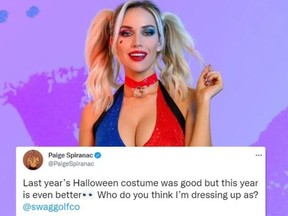 Paige Spiranac has become a multimillion-dollar brand in the golf world. Now, she is teasing her Halloween costume.