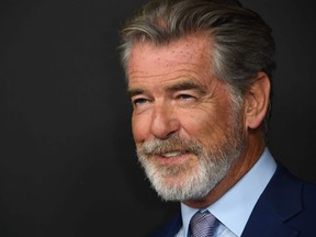 Pierce Brosnan arrives for the Hollywood Foreign Press Association and the Hollywood Reporter celebration of the 2020 Golden Globe Awards season and unveiling of the Golden Globe ambassadors in West Hollywood, Calif., on Nov. 14, 2019.