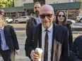 Screenwriter and film director Paul Haggis arrives at court for a sexual assault civil lawsuit in New York City, Thursday, Oct. 20, 2022.