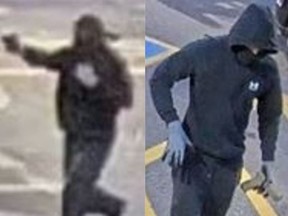 Investigators need help identifying gunmen who robbed a man at gunpoint in Ajax on Sept. 28, 2022.