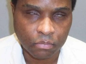 Convicted killer Andre Thomas gouged his eyes out.