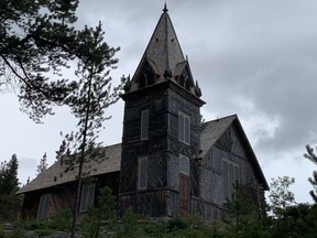 The Gold Rush church in the ghost village of Bennett. TERRY KOSHAN/TORONTO SUN