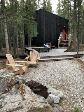 One of the four cabins at the Black Spruce, Whitehorse. TERRY KOSHAN/TORONTO SUN