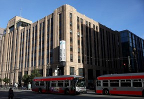 A view of Twitter headquarters on Oct. 26, 2022 in San Francisco, Calif.