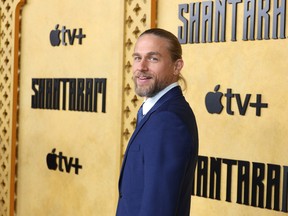 Charlie Hunnam attends Apple’s “Shantaram” premiere screening at the Regency Bruin Westwood Village Theatre.