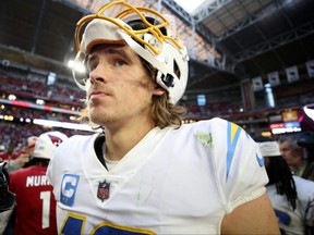 Los Angeles Chargers quarterback Justin Herbert.